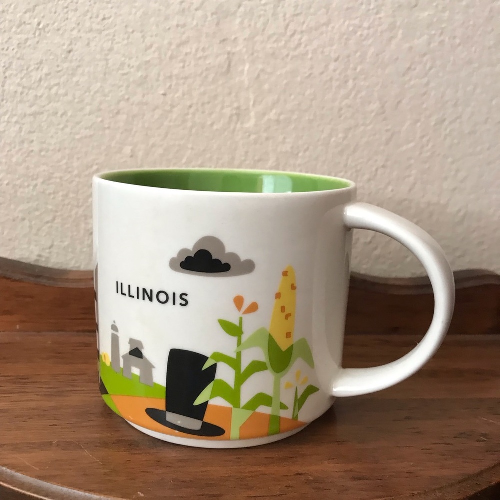 🔻🔻🔻sale Starbucks you are here Illinois state mug cup